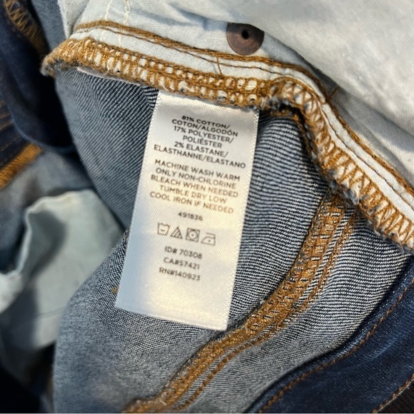 Women’s | LOFT Skinny Curvy Doible Fringed Jeans | Size 28/6 - Picture 5 of 8